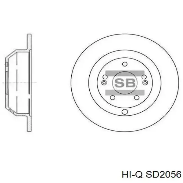 SD2056 Hi-q Дискові гальма