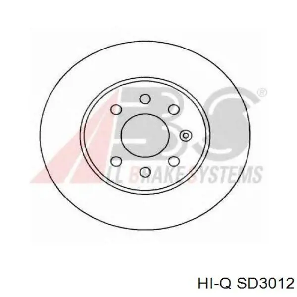 SD3012 Hi-q Гальмо дискове переднє