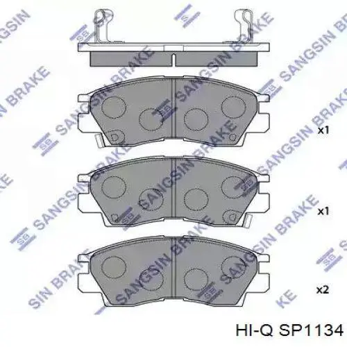 Гальмівні колодки Hi-q SP1134 ціна, від 17.56 USD