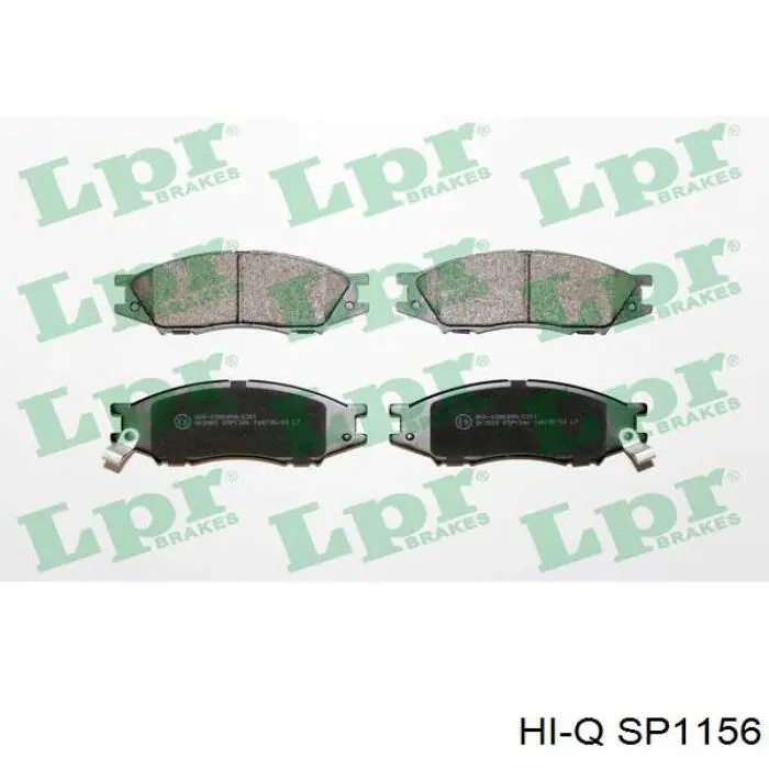 Гальмівні колодки Hi-q SP1156 ціна, від 14.72 USD
