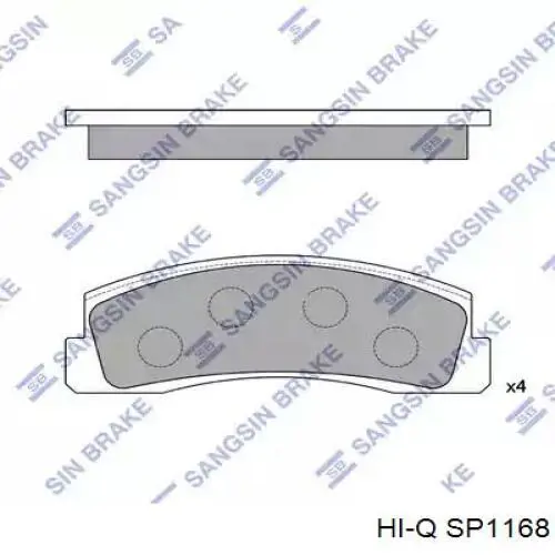 Купити D301SM Dafmi Колодки гальмівні передні, дискові