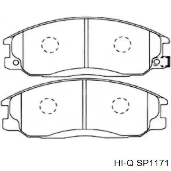 Гальмівні колодки Hi-q SP1171 ціна, від 24.83 USD