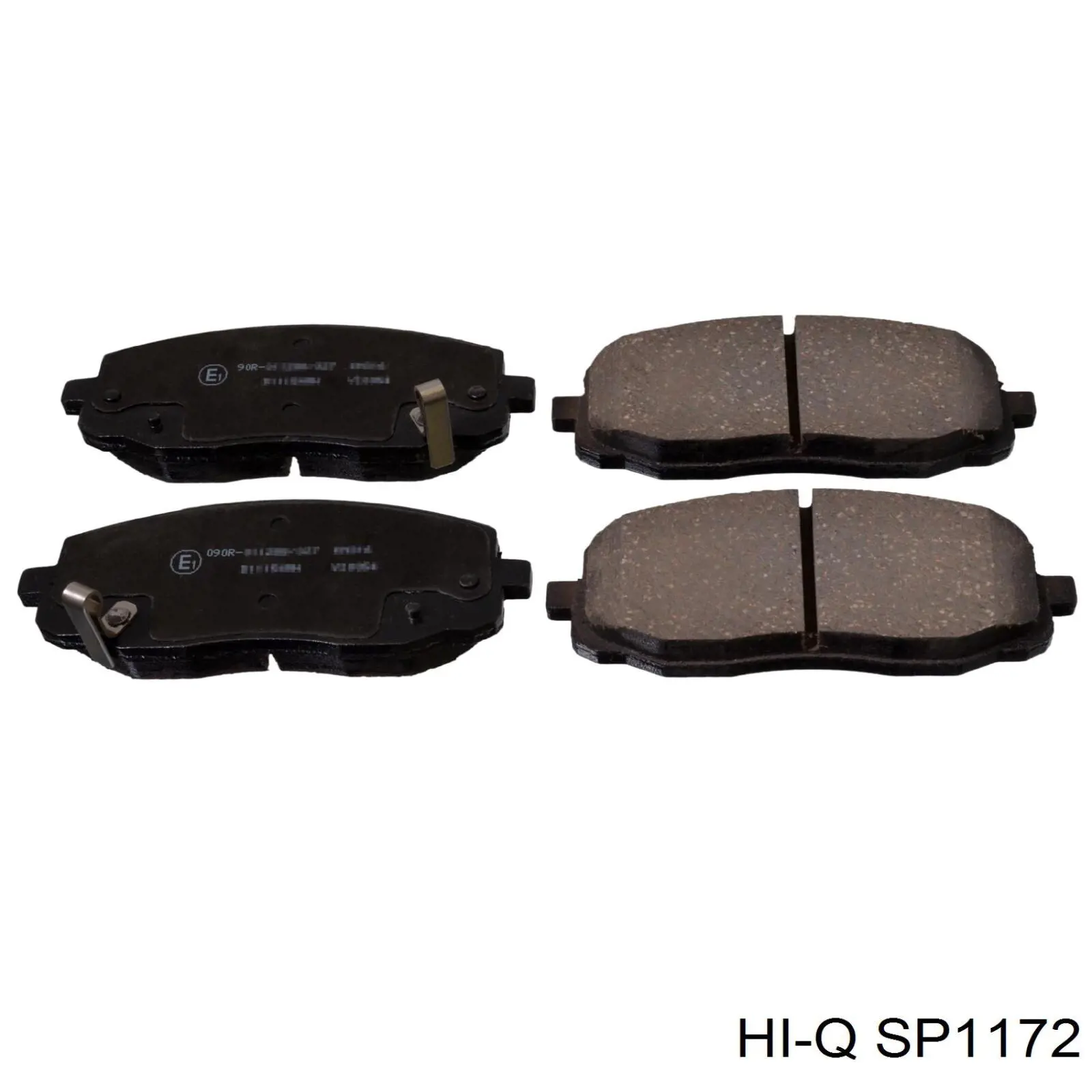 SP1172 Hi-q колодки гальмівні передні, дискові