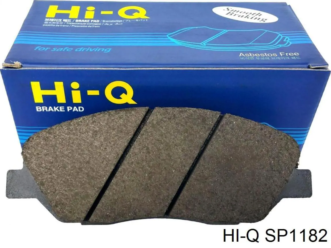 Купити SP1182 Hi-q Колодки гальмівні передні, дискові