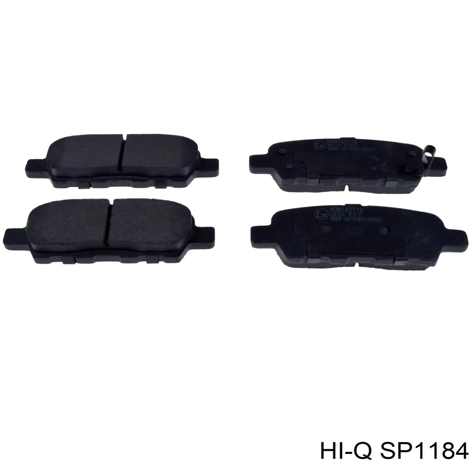 Задні гальмівні колодки Hi-q SP1184 ціна, від 18.49 USD