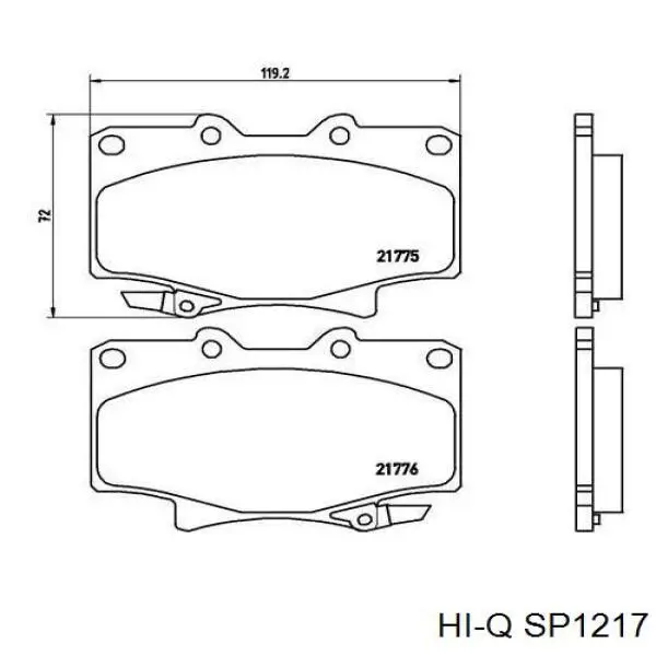 Купити 0449160180 Toyota Колодки гальмівні передні, дискові