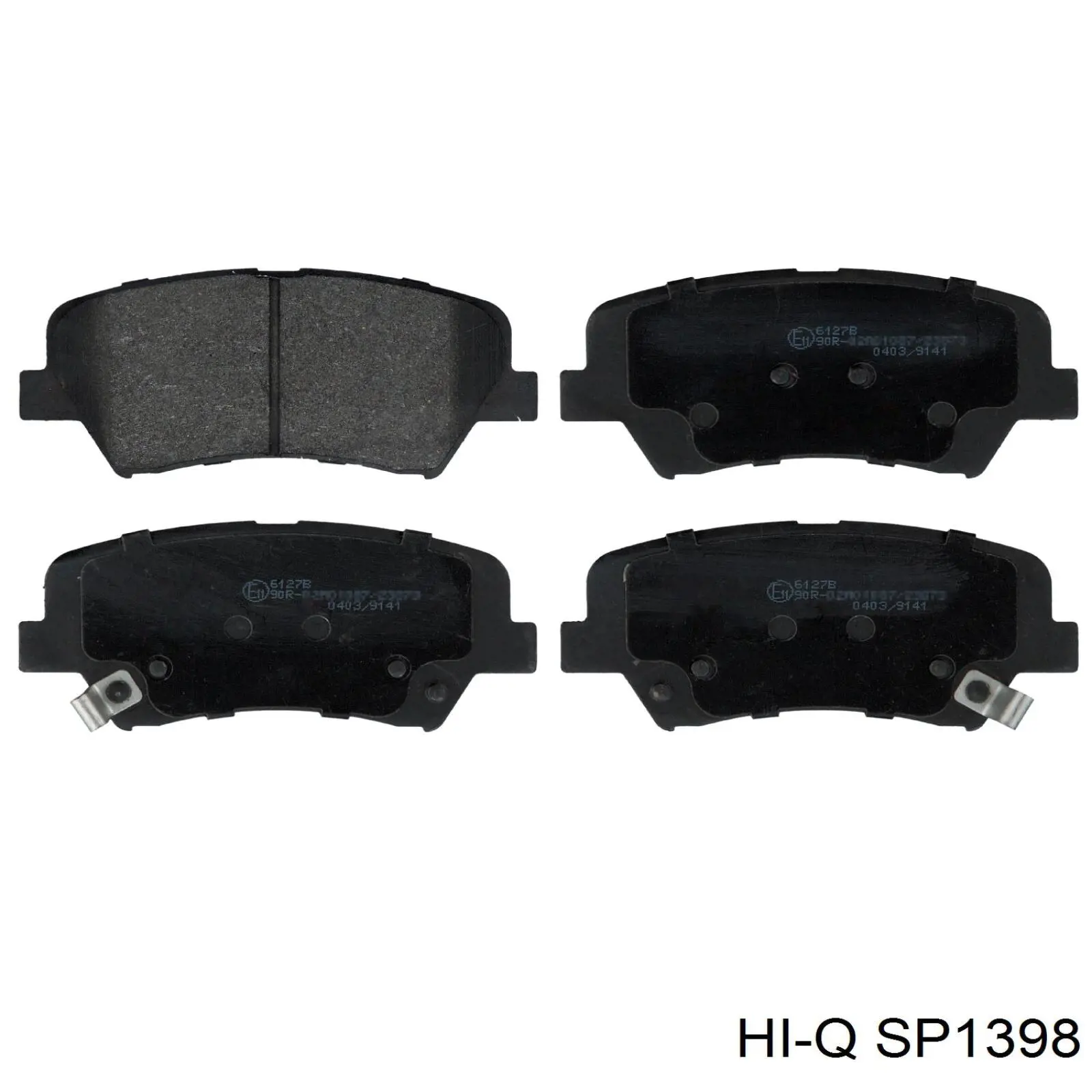 SP1398 Hi-q Передні гальмівні колодки