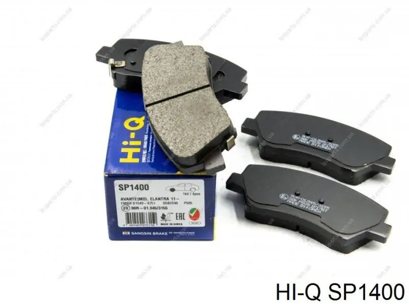 Гальмівні колодки Hi-q SP1400 ціна, від 22.70 USD