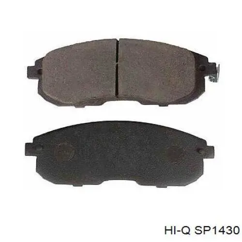 SP1430 Hi-q колодки гальмові задні, дискові