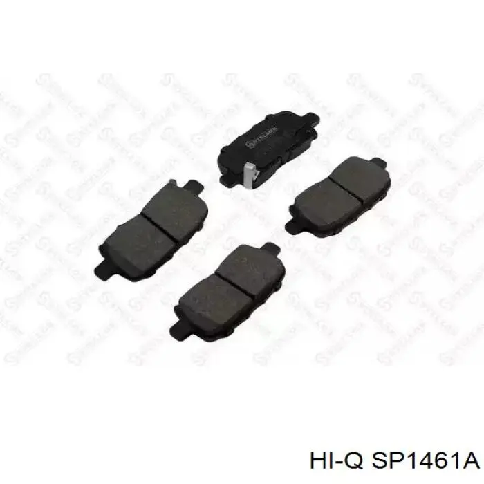 Задні гальмівні колодки Hi-q SP1461A ціна, від 24.26 USD