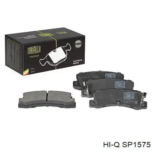 Задні гальмівні колодки Hi-q SP1575 ціна, від 17.92 USD