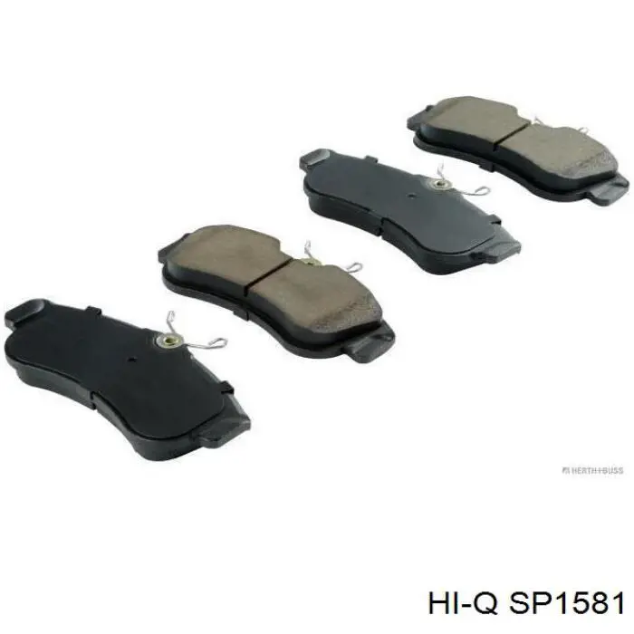 Передні тормозні колодки 410602F026 Nissan/Infiniti