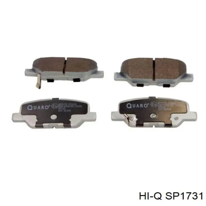 Задні гальмівні колодки Hi-q SP1731 ціна, від 16.18 USD