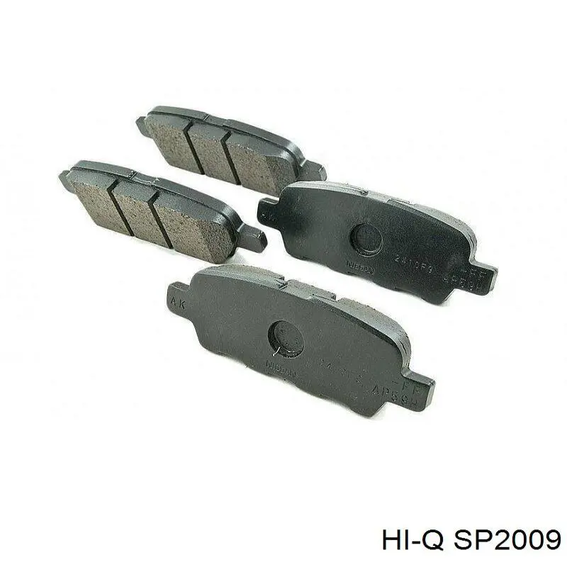 Купити SP2009 Hi-q Колодки гальмівні передні, дискові