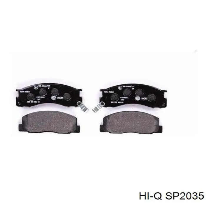 Передні тормозні колодки 0446528160 Toyota