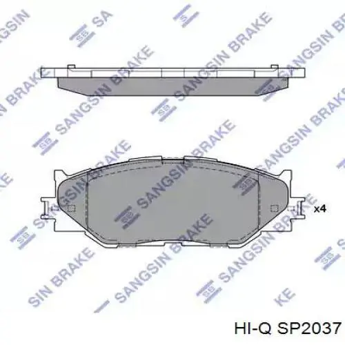 Гальмівні колодки Hi-q SP2037 ціна, від 21.72 USD