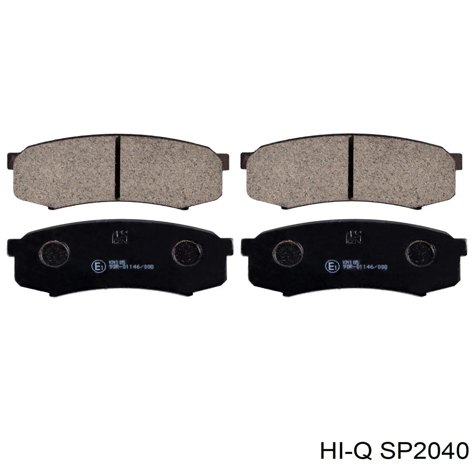 SP2040 Hi-q колодки гальмові задні, дискові