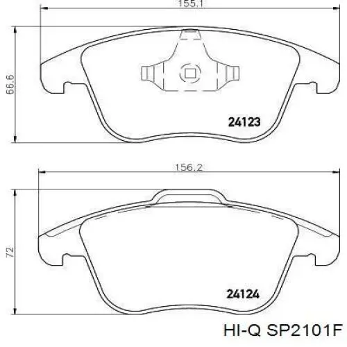 Купити 32373179 Volvo Колодки гальмівні передні, дискові