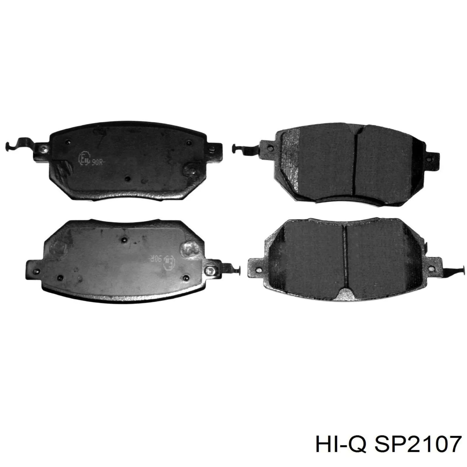 SP2107 Hi-q колодки гальмівні передні, дискові