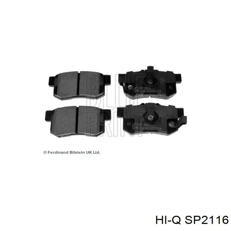 Задні гальмівні колодки 43022S9A020 Honda
