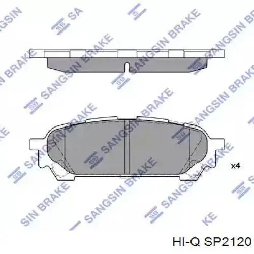 Задні гальмівні колодки Hi-q SP2120 ціна, від 16.26 USD
