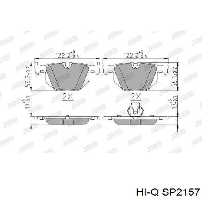 DP42009R EBC Brakes Колодки гальмівні задні, дискові