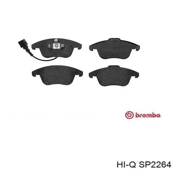 Гальмівні колодки Hi-q SP2264 ціна, від 35.51 USD