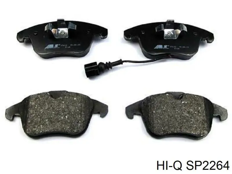 Купити SP2264 Hi-q Колодки гальмівні передні, дискові
