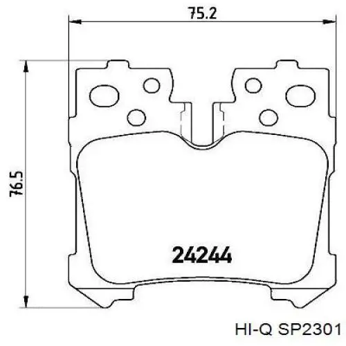 Задні гальмівні колодки Power Stop 231283 ціна, від 31.78 USD