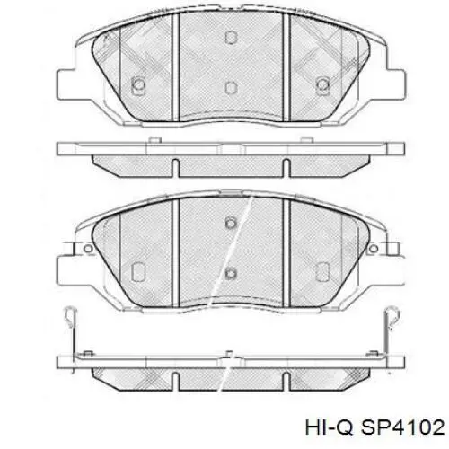 Передні тормозні колодки 4813036B10 Ssang Yong
