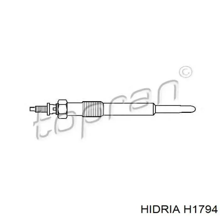Купити H1794 Hidria Свічка накалу