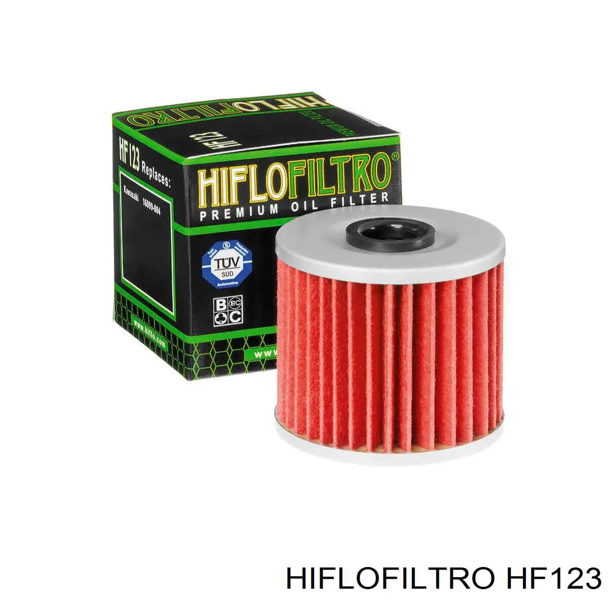 Масляний фільтр двигуна Hiflofiltro HF123 ціна, від 4.50 USD