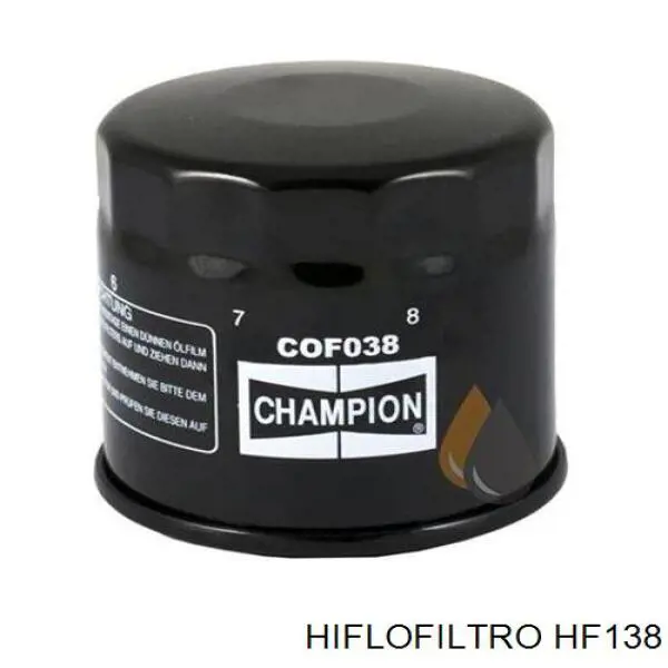 Масляний фільтр HF138 Hiflofiltro