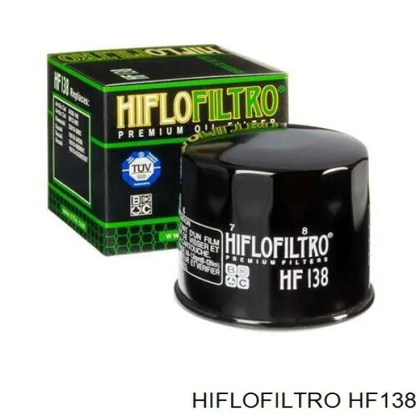 Масляний фільтр двигуна Hiflofiltro HF138 ціна, від 8.19 USD