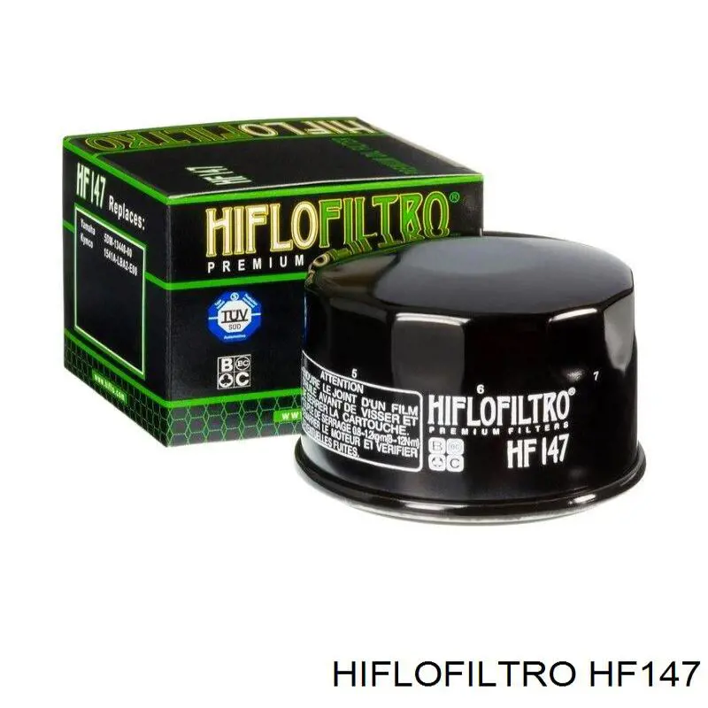 Масляний фільтр двигуна Hiflofiltro HF147 ціна, від 8.50 USD
