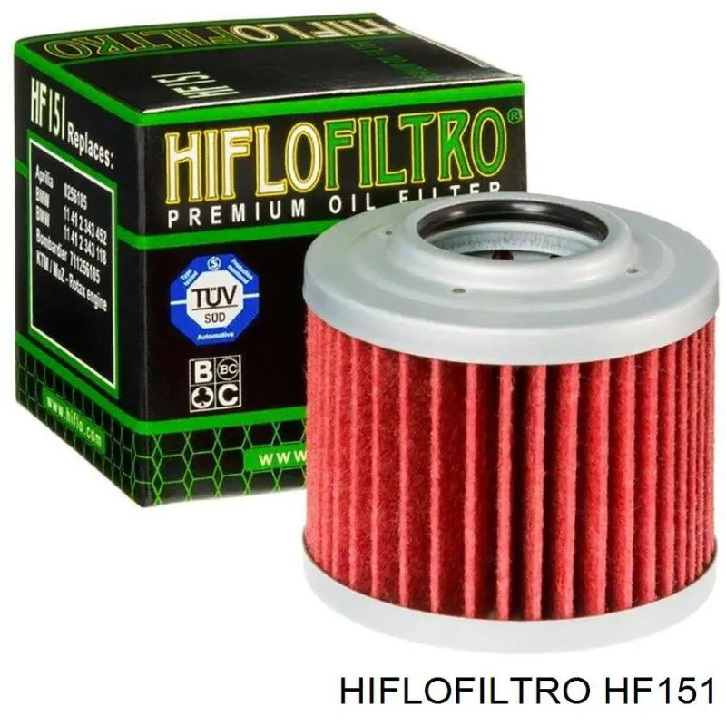 HF151 Hiflofiltro Фільтр масла