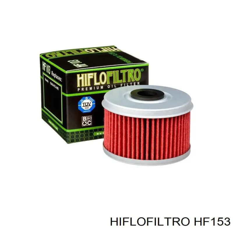 Масляний фільтр двигуна Hiflofiltro HF153 ціна, від 7.79 USD