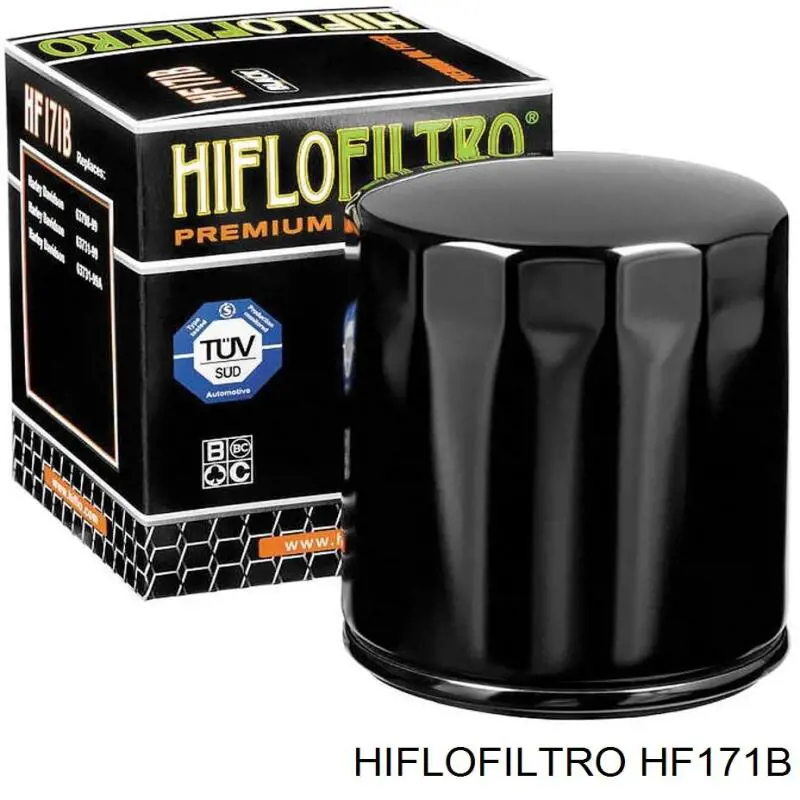 Масляний фільтр двигуна Hiflofiltro HF171B ціна, від 8.98 USD