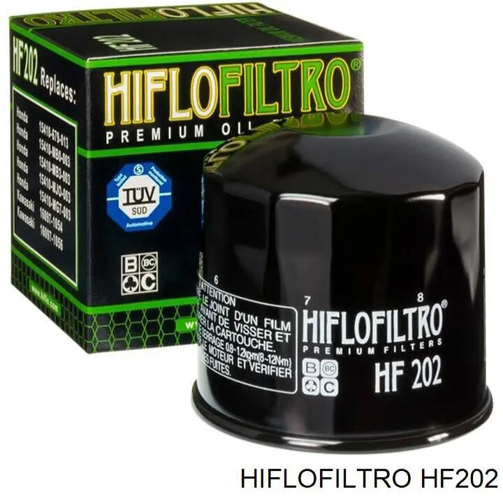 Масляний фільтр двигуна Hiflofiltro HF202 ціна, від 9.37 USD