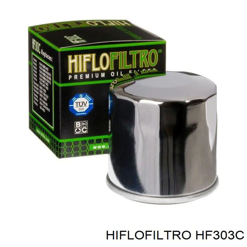 Масляний фільтр HF303C Hiflofiltro