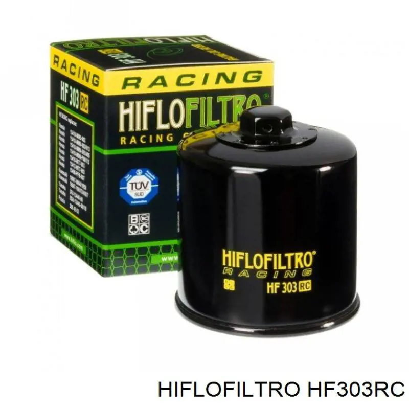 Масляний фільтр двигуна Hiflofiltro HF303RC ціна, від 9.88 USD