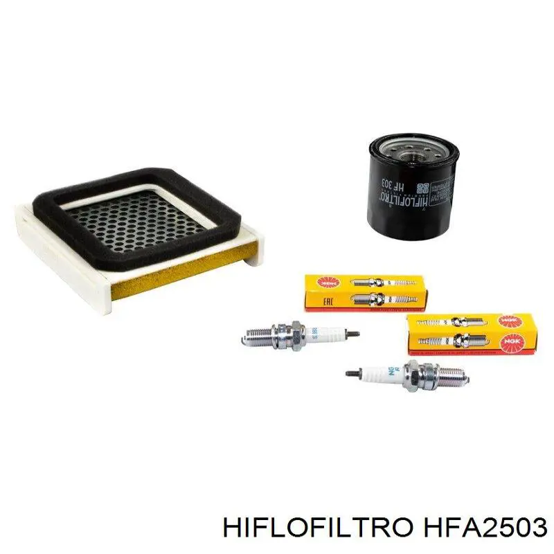 Елемент повітряного фільтра Hiflofiltro HFA2503 ціна, від 23.68 USD
