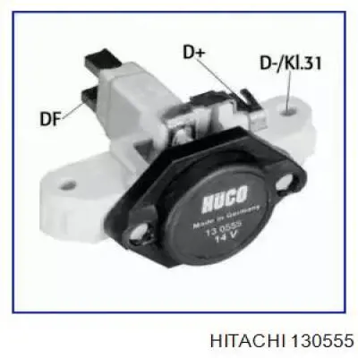 130555 Hitachi реле-регулятор генератора, (реле зарядки)