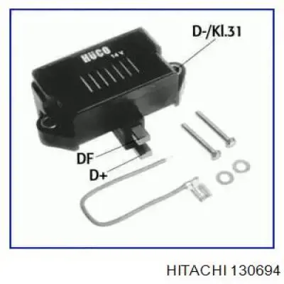 130694 Hitachi реле-регулятор генератора, (реле зарядки)