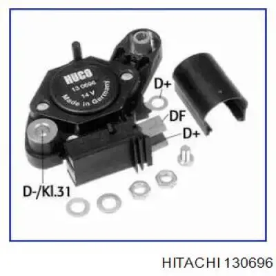 130696 Hitachi реле-регулятор генератора, (реле зарядки)