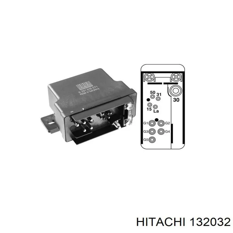 Реле свічок накалу 132032 Hitachi