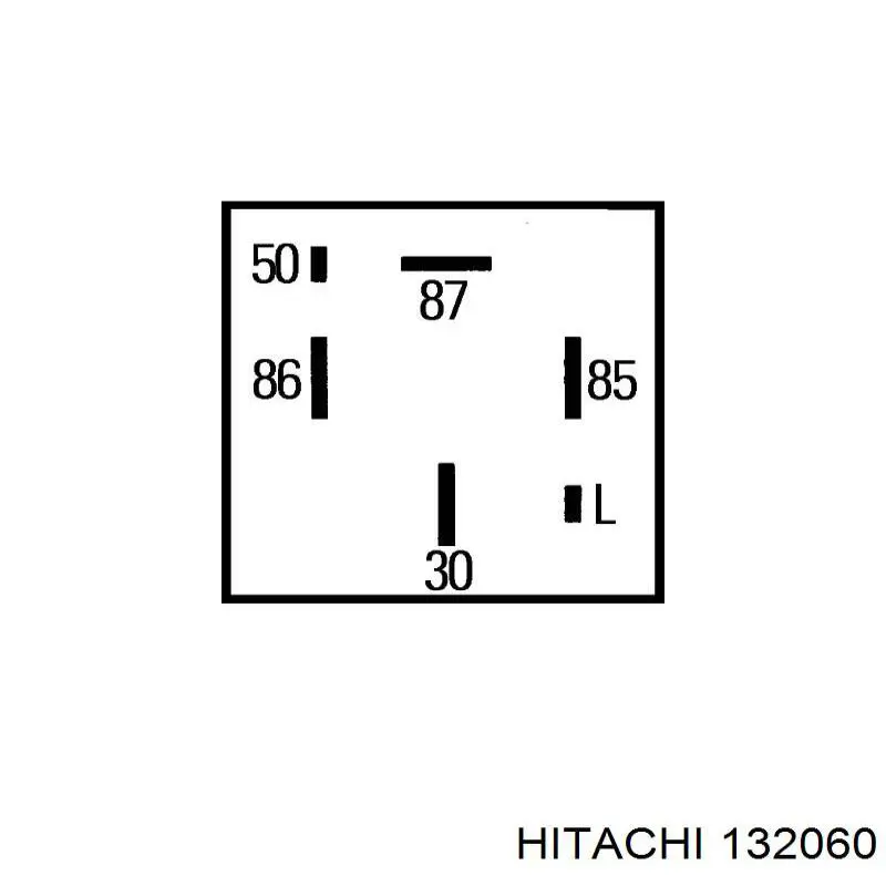 Реле накалу Hitachi 132060
