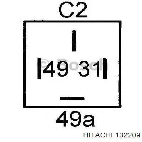 Автомобільні реле поворотів Hitachi 132209 ціна, від 4.22 USD