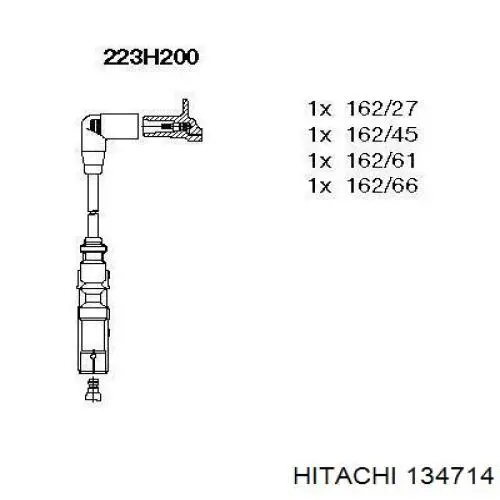 Дроти запалювання Hitachi 134714 ціна, від 34.19 USD