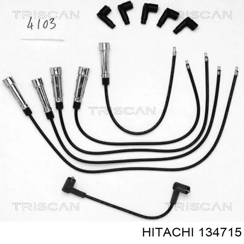 Дроти запалювання Hitachi 134715 ціна, від 29.79 USD